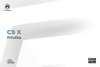 Citroen C5x - Uzivatelska prirucka 2024 SK- 